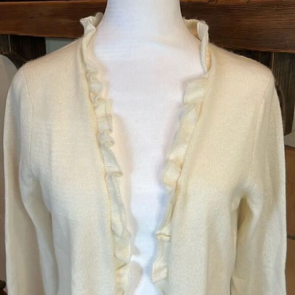 Investments Fine Cashmere open cardigan, size S/M - Picture 2 of 9